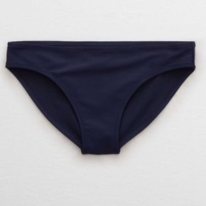Aerie Navy Hipster Bikini Bottoms
